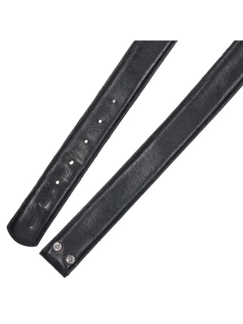 Chrome Hearts 1.5 Strap Scroll Rabe Roulis Betts Leather Belt